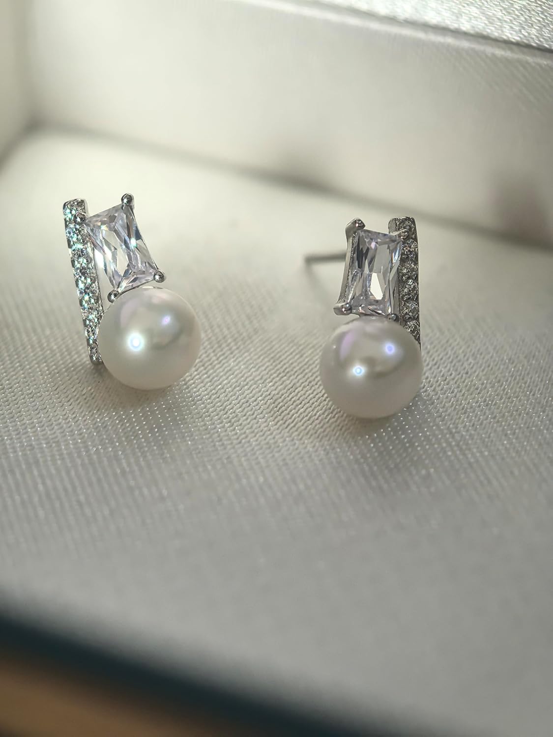 NONNYL Gifts for Wife Women-Pearl Earrings, Jewelry Gifts for Girlfriend,Birthday Day Gifts Anniversary,Christmas Gifts Valentines Day Gifts for Her-Mothers Day Gifts for Mom
