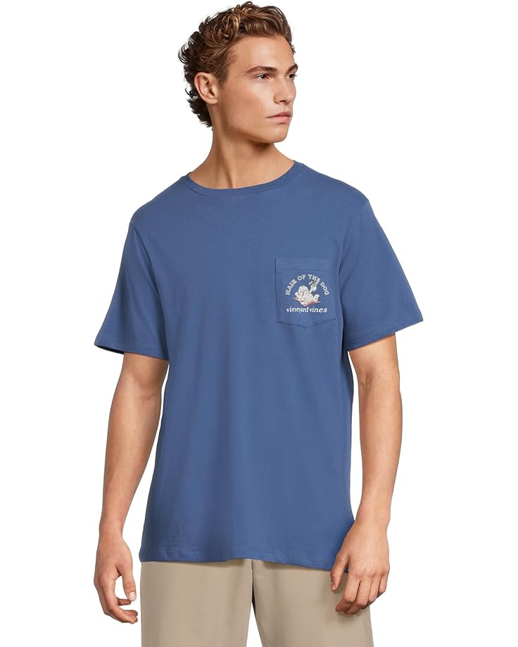 Vineyard Vines Hair Of The Dog Short Sleeve Pocket Tee - Main View