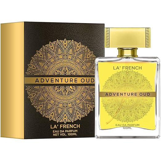 La French Adventure Oud Parfum Intense Perfume for Men & Women 100ml Eau De Parfum Arabic & French Fragrance Notes with Oud Amber Musk Patchouli Bergamot & Cardamom Long Lasting Fragrance Scent