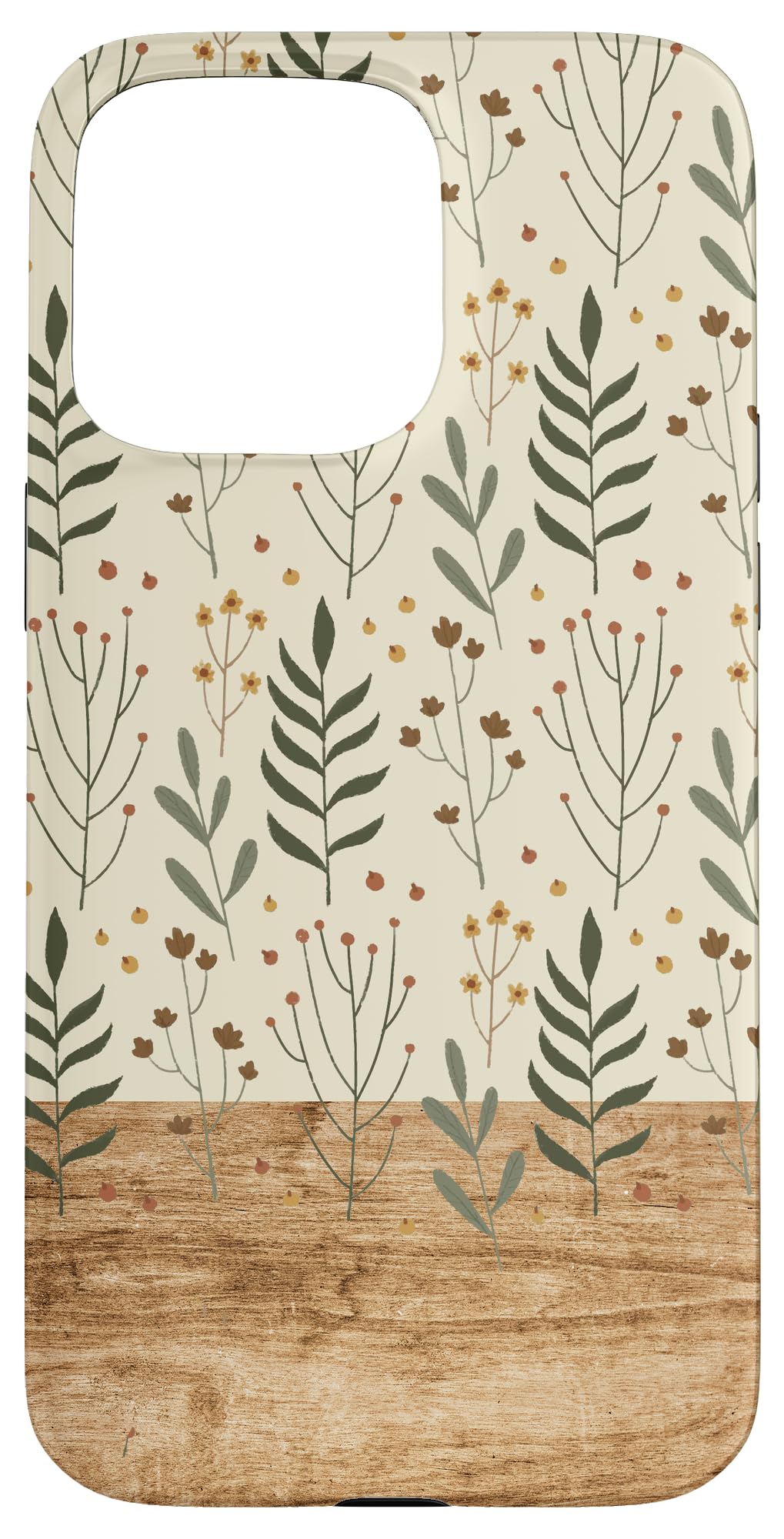 iPhone 15 Pro Max Boho Botanical Floral Pattern Flower Power Wildflowers Gift Case