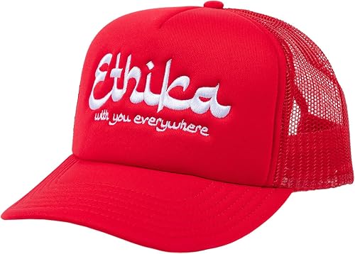 Ethika Trucker Hat, Mesh Back Adjustable Snapback Streetwear