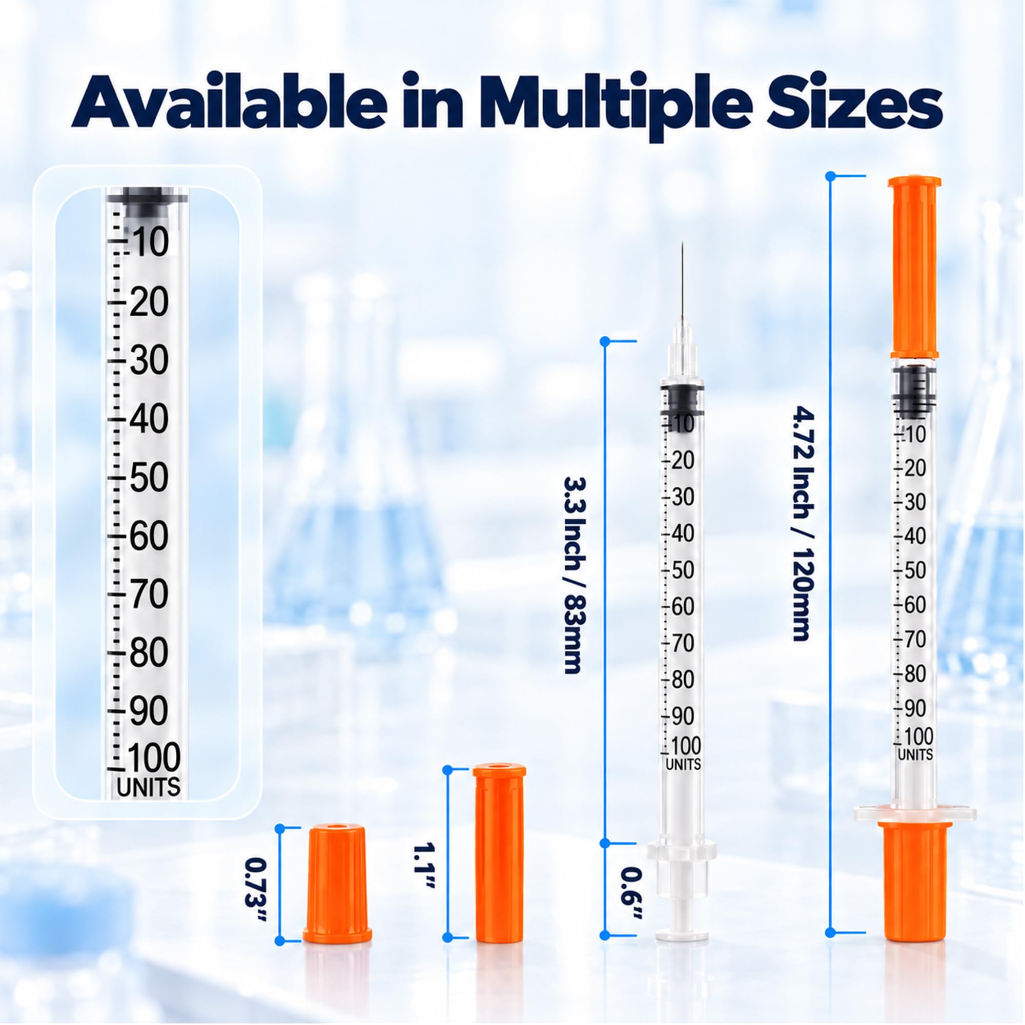 1ml Syringes 30G - 100 Pack | Lab Supplies -4