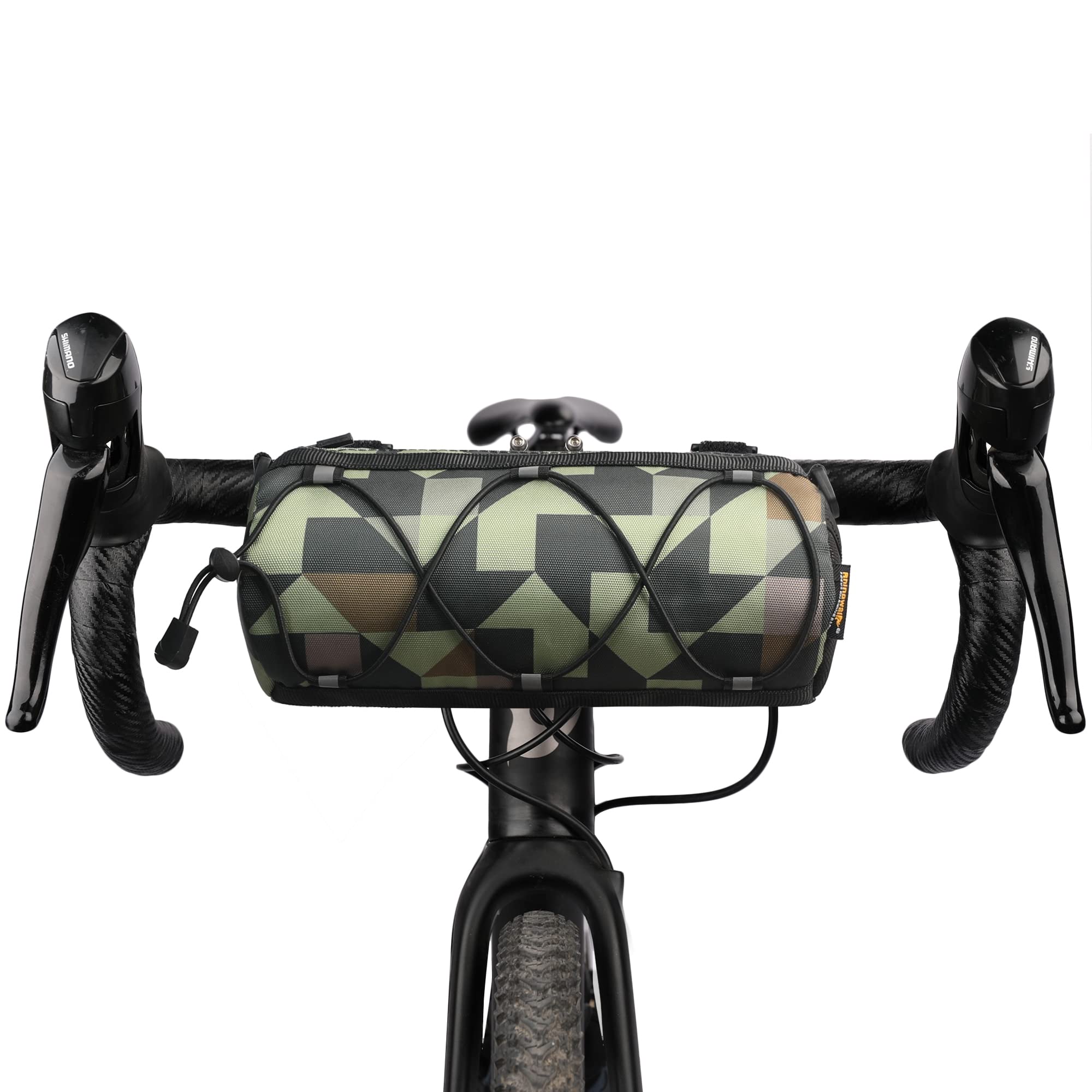 Rhinowalk Fahrrad-Lenkertasche – Wasserdichte Aufbewahrung Für Handy & Kleinkram, Mit Schultergurt, Camouflage-Grün