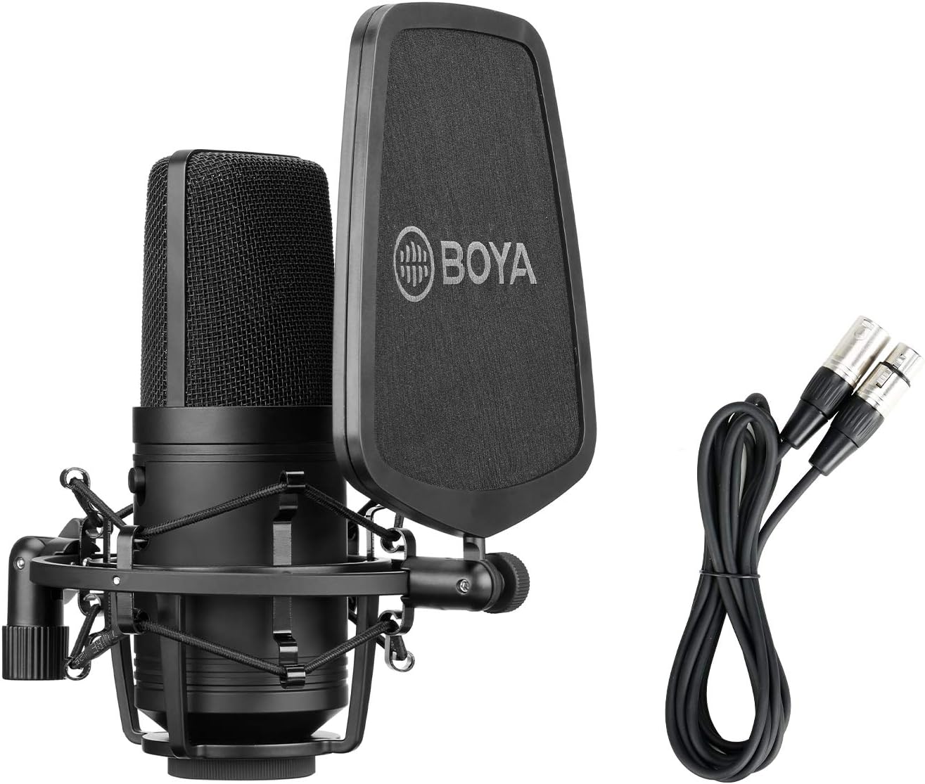 BOYALarge Diaphragm Cardioid Condenser XLR Microphone for Studio, Podcasting & Streaming, Recording Vocals, Acoustic Instruments, Home Audio YouTube Video