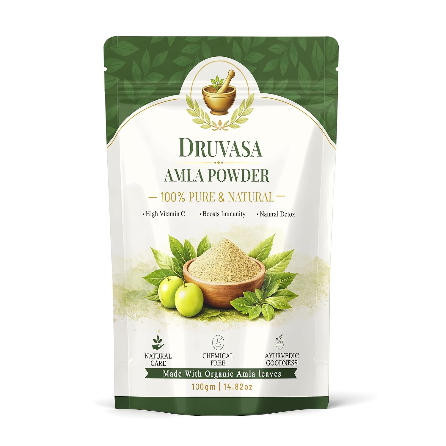 Druvasa 100% Natural Amla (Indian Gooseberry) Fruit Powder for Hair Growth 100g | Herbal Amla Powder for Hair Mask, Anti H... - Review, Price and Buying Guide