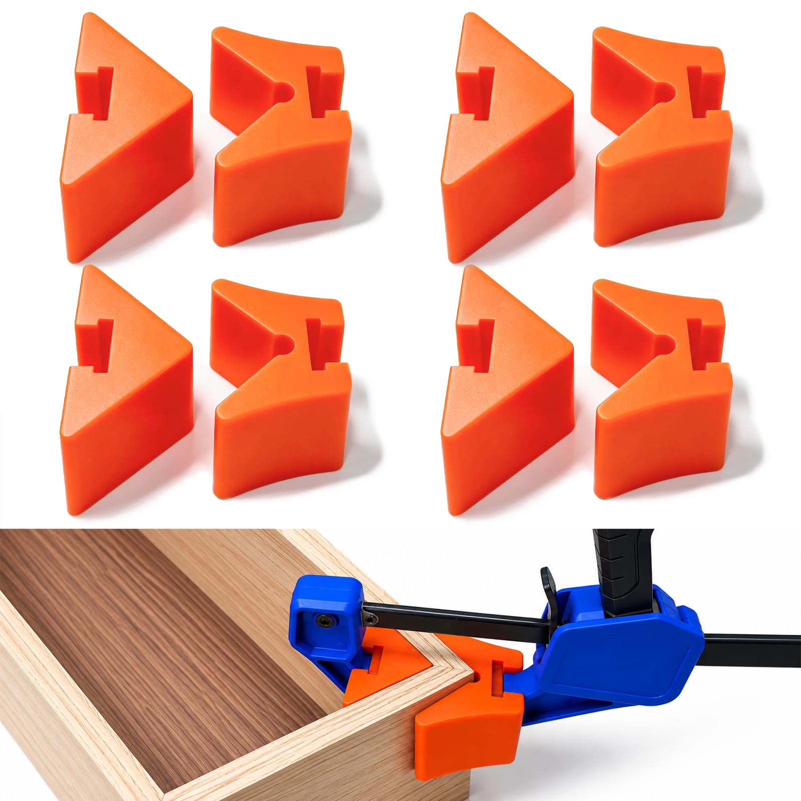 90 Degree Corner Clamp Adapter 4 Pack, PLA Woodworking Accessory Compatible with IRWIN Qu…