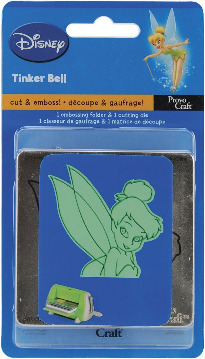 Provo Craft Cuttlebug 3-Inch-by-3-Inch Cut and Emboss, Tinker Bell