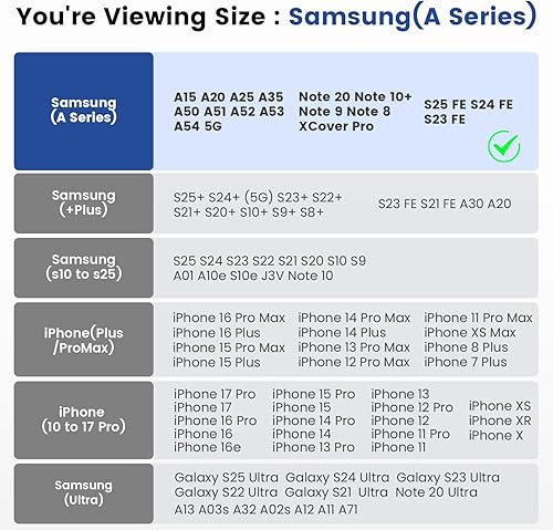 Miniatura 2 de DeBin Funda para Galaxy A15 A25 A35 A54 5G A53 A52 A51 A50 A20 Note 20 10+ Note 9 8 XCover Pro S24 FE S23 FE Soporte para cinturón de teléfono