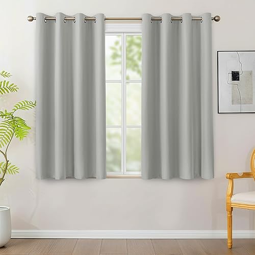 Miniatura 36 de BONZER Cortinas 100% opacas, 4 paneles, cortinas de ventana con bloqueo de luz con aislamiento térmico, cortina de oscurecimiento total de Azul