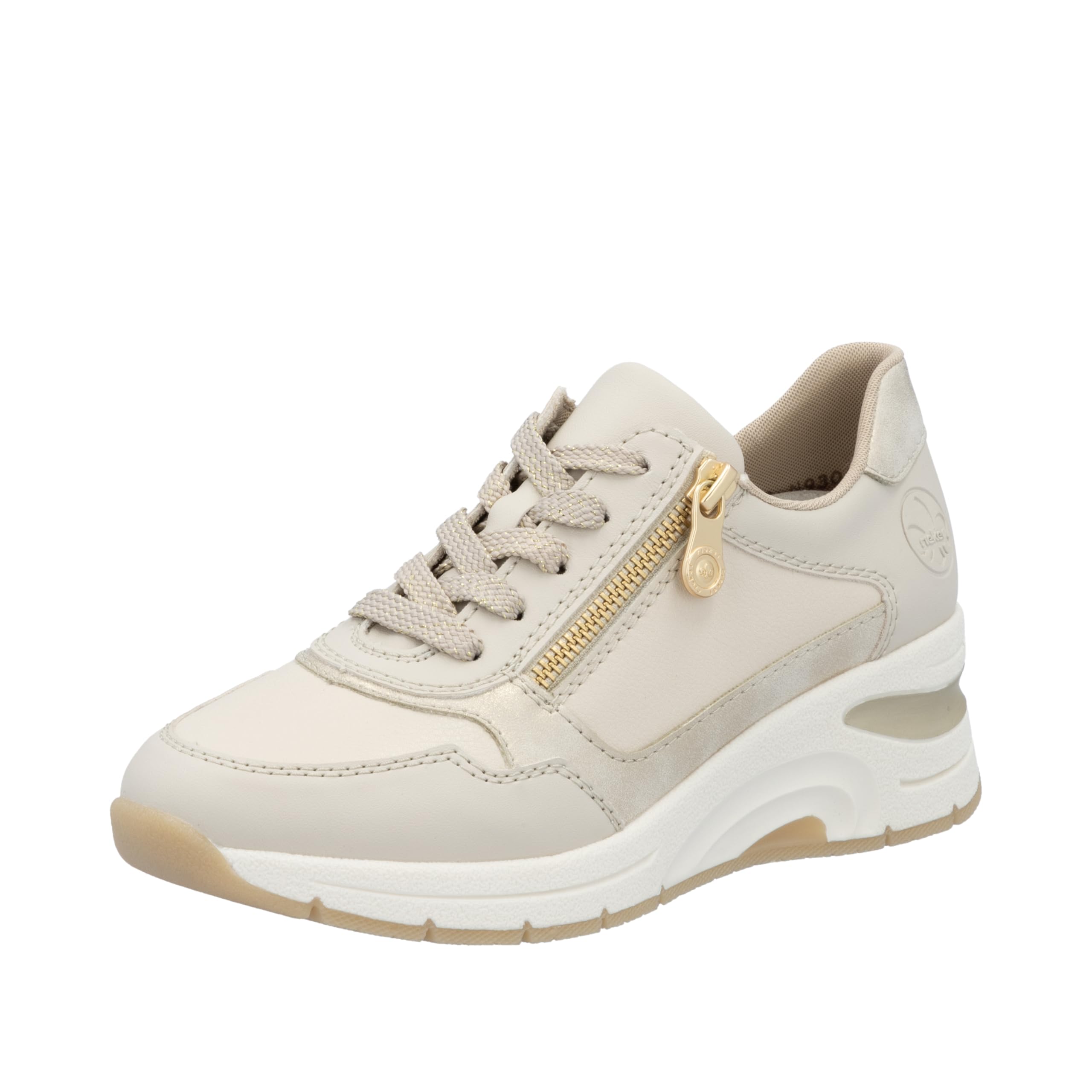 Rieker Women's N9301 Lace-Up Shoes, Beige, 6.5 UK