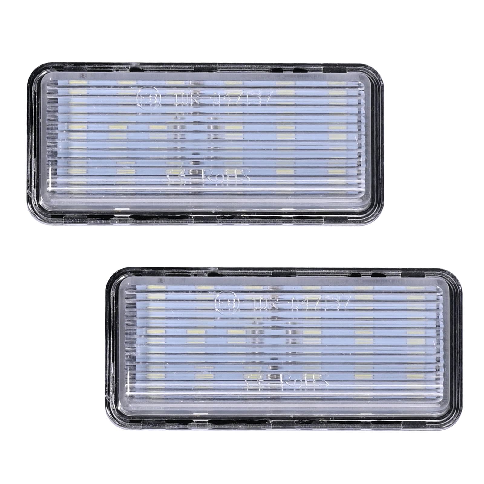 Amazon | LED ライセンスプレートライトナンバー灯 純正交換 18発x2  