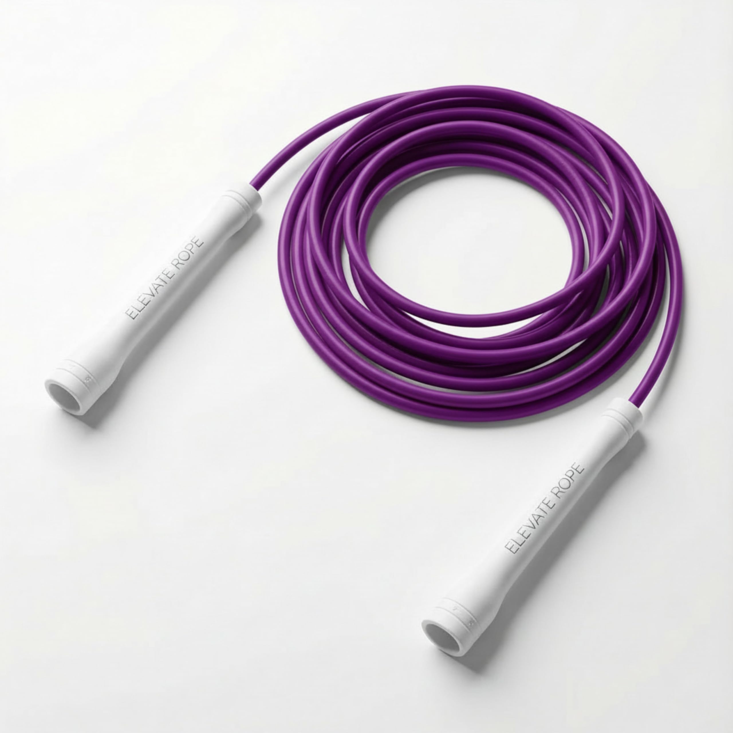 Elevate Rope Profesjonalna skakanka do skakania – regulowana skakanka o długości 3 m, 5 mm PCW z nylonowym rdzeniem do cardio, podwójnego podjazdu i crossfitu – trwała skakanka używana do treningu