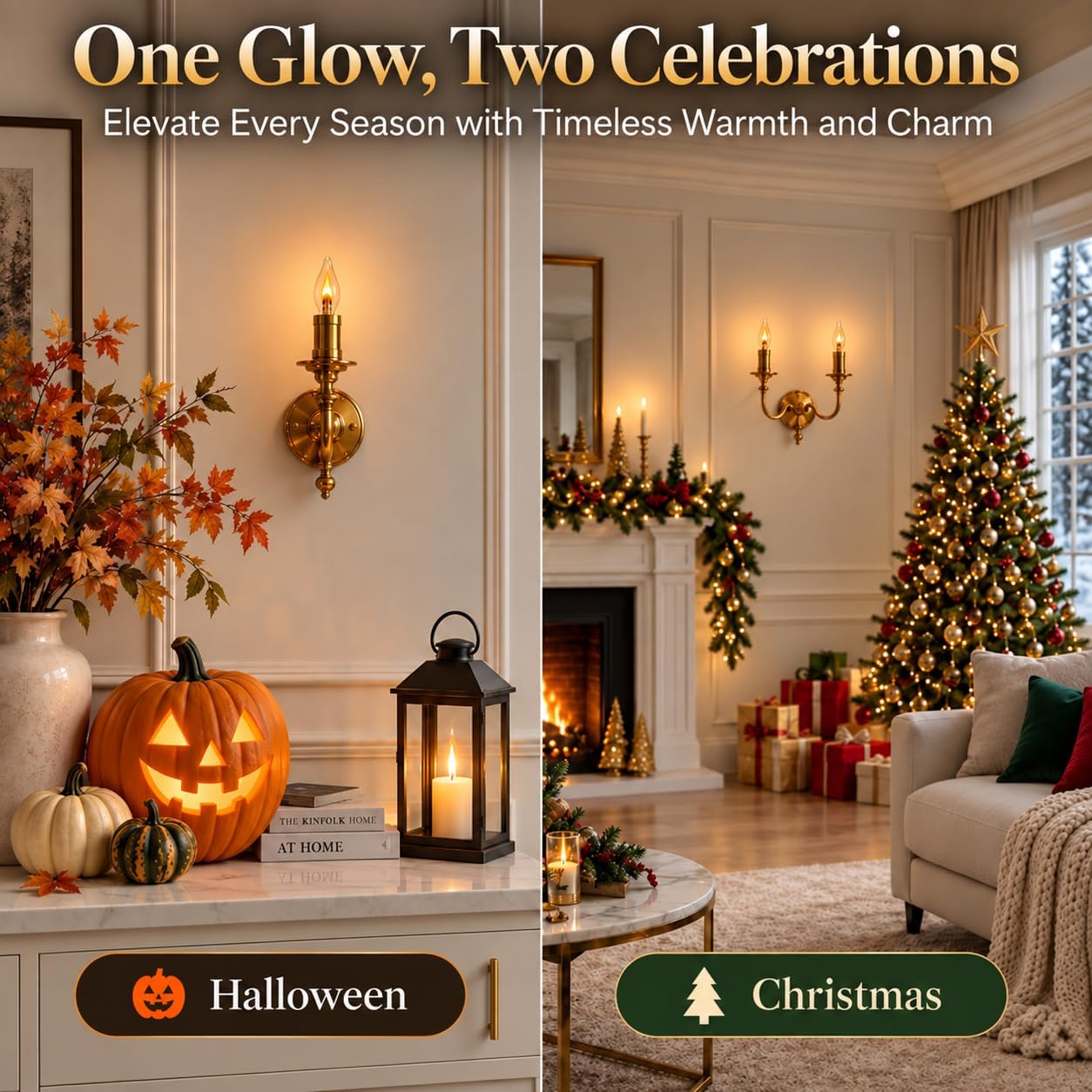Vicstone Flickering Flame Light Bulbs for Halloween Christmas Decorations image 3