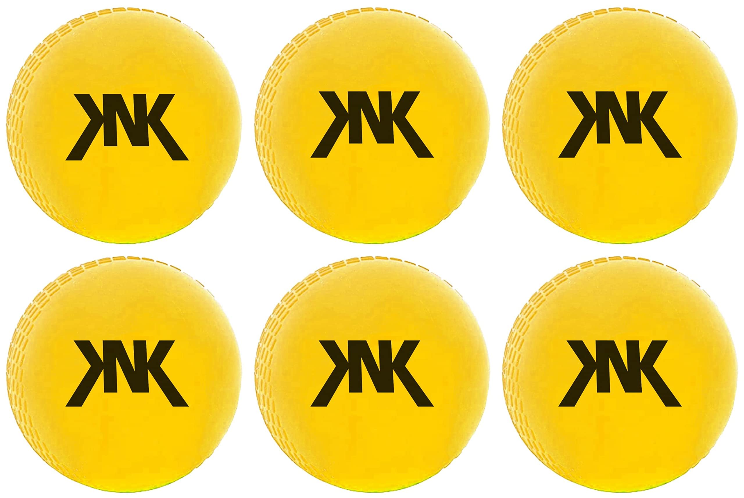 KNK Synthetic Cricket Wind Balls Indoor Outdoor Cricket Ball (6 Pc) (Yellow) (B0C3ZQFT3C) Amazon Price History, Amazon Price Tracker