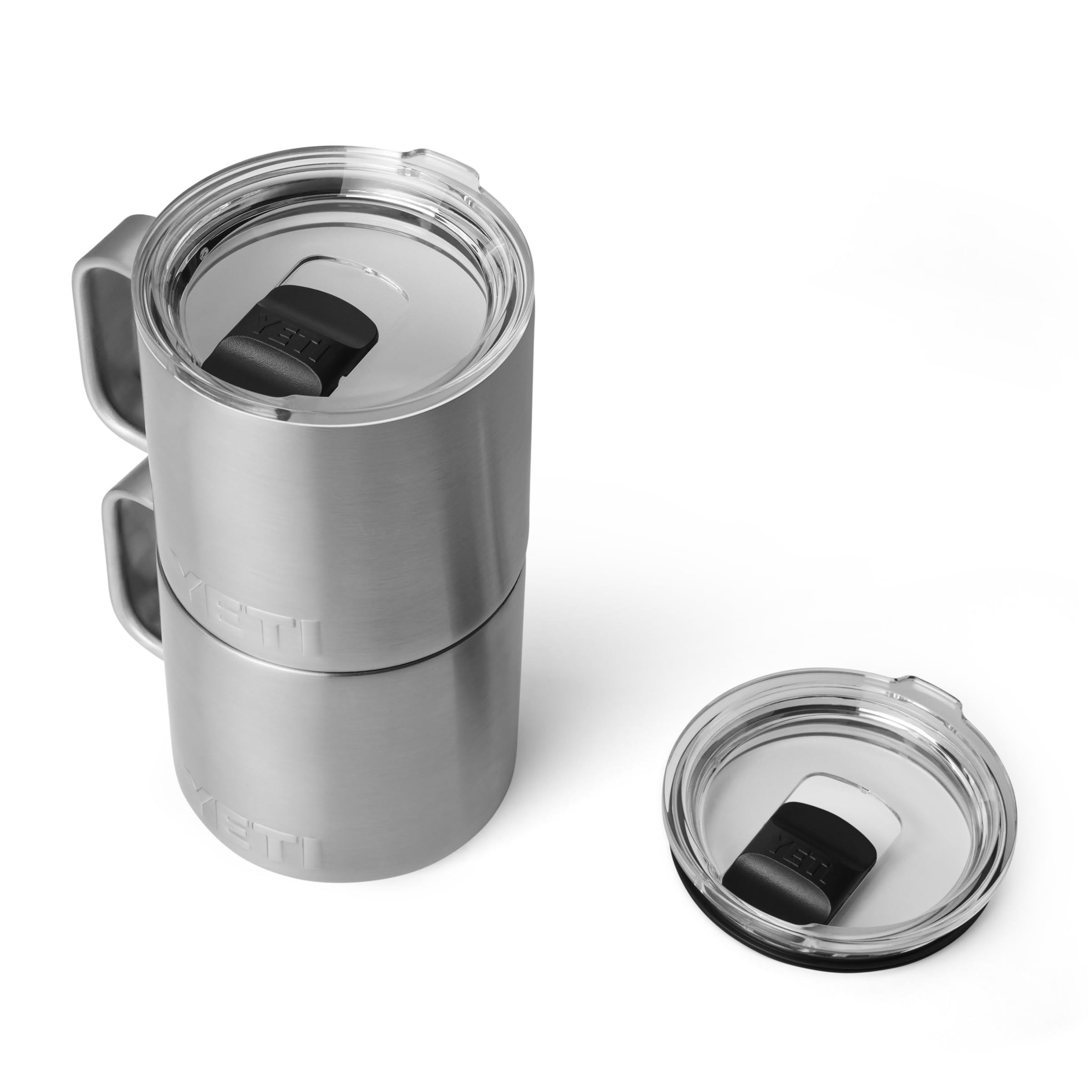 YETI Rambler 14 oz (414 ml) Stapelbare Tasse Mit Durasip Keramikbeschichtung - Stainless Steel