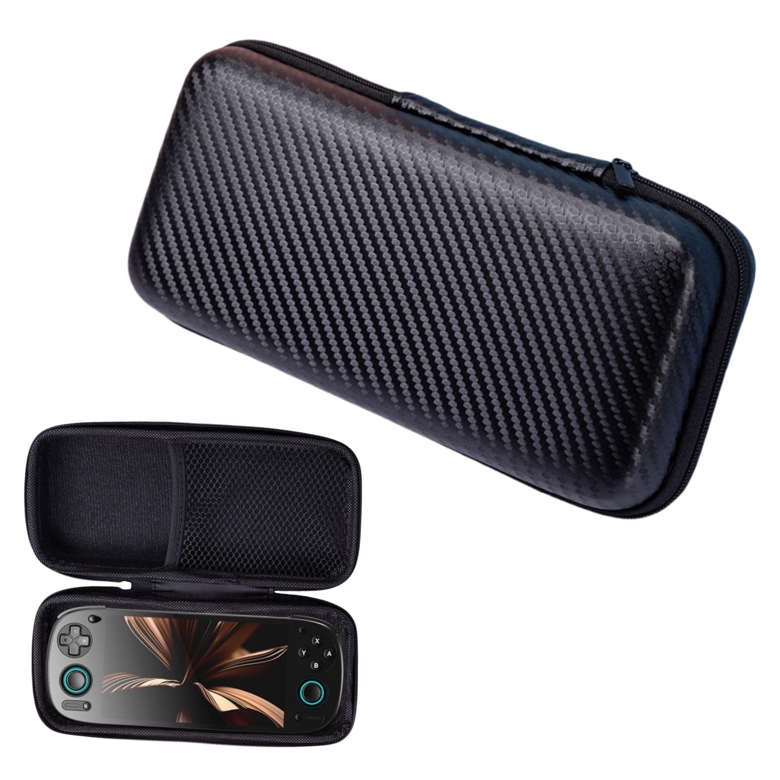 JiangJiangBao EVA Hard Case for Retroid Pocket 5 Retro Handheld Game Console & Accessories, Drop-Proof & Wear-Resistant Carrying Case