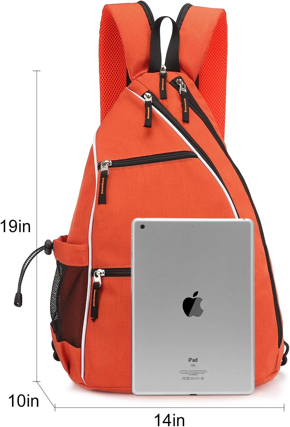 Sucipi Pickleball Bag - Men's & Women's Pickleball Backpack, Adjustable Sling Bag w/Fence Hook/Large Capacity/Safety Pocket