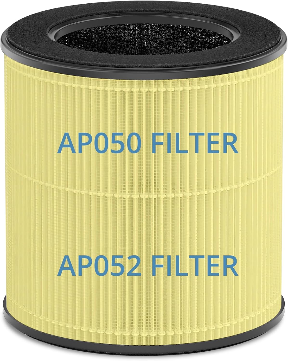 Tailulu Official AP050 AP052 Air Purifier Replacement Filter, 3-in-1 Air Purifier Filter, True H13 HEPA Filter, 1Pack(Yellow)