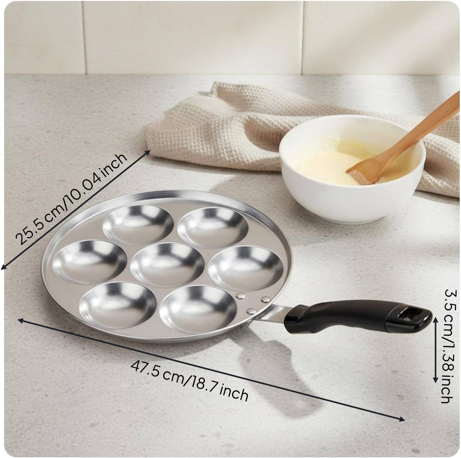 Japanese Takoyaki Maker Effortless to Clean Multifunctional Squid Ball Maker for Breakfast, Parties