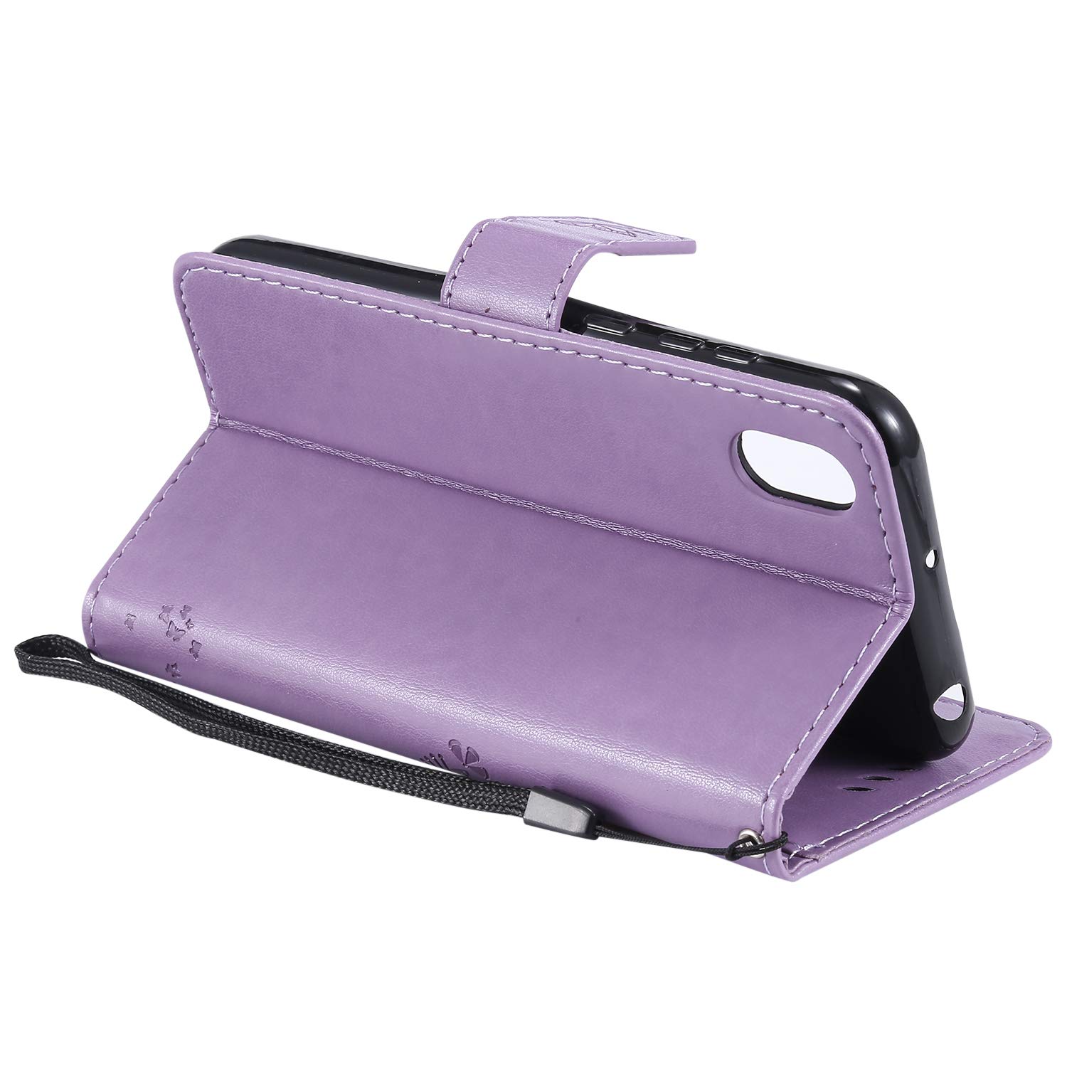 Custodia per Huawei Y5 2019 Cover in Pelle Portafoglio a