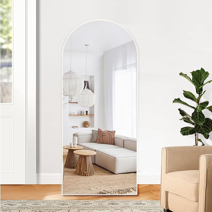 NeuType Arched Full Length Mirror 65"x22" Full Body Mirror