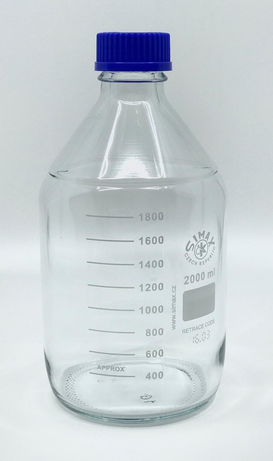 CHEM SCIENCE INC 274.202.05 Glass Media/Storage Bottles, Clear, 2000 mL: Industrial & Scientific