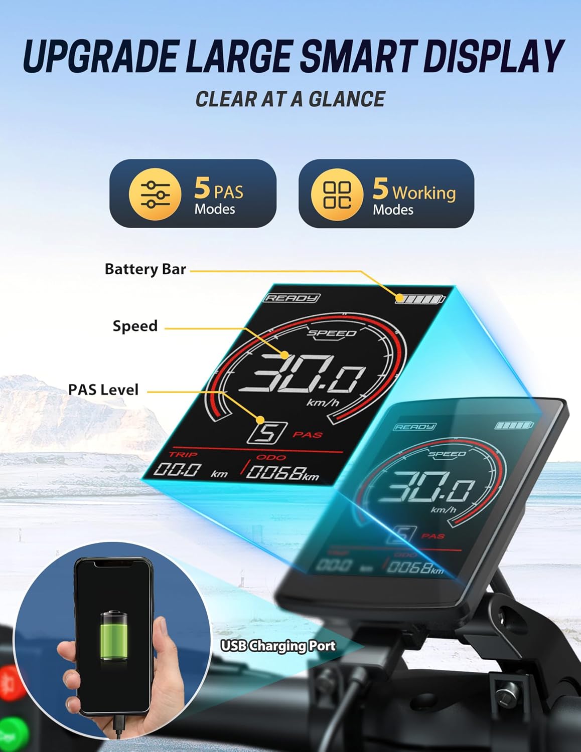 GESHENG S5 Integrated Alloy Wheel and Fat Tire