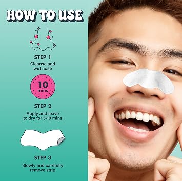 T-Zone Tea Tree & Witch Hazel Blackhead Nose Pore Strips (6 Pieces)