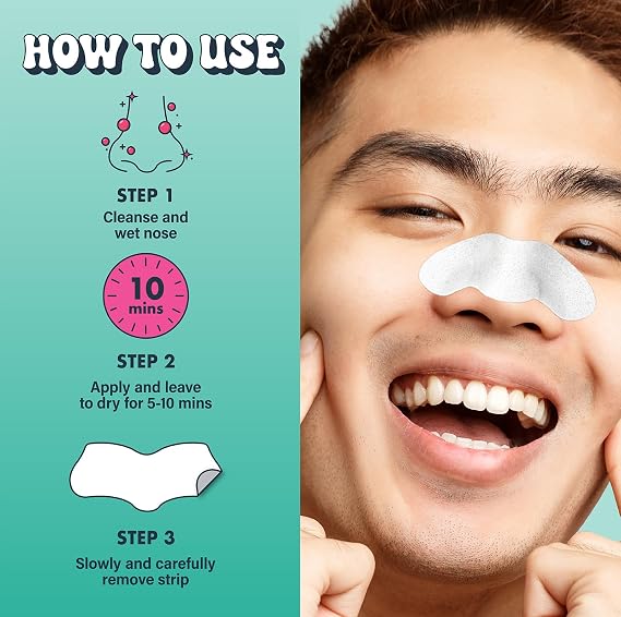 T-Zone Tea Tree & Witch Hazel Blackhead Nose Pore Strips (6 Pieces)