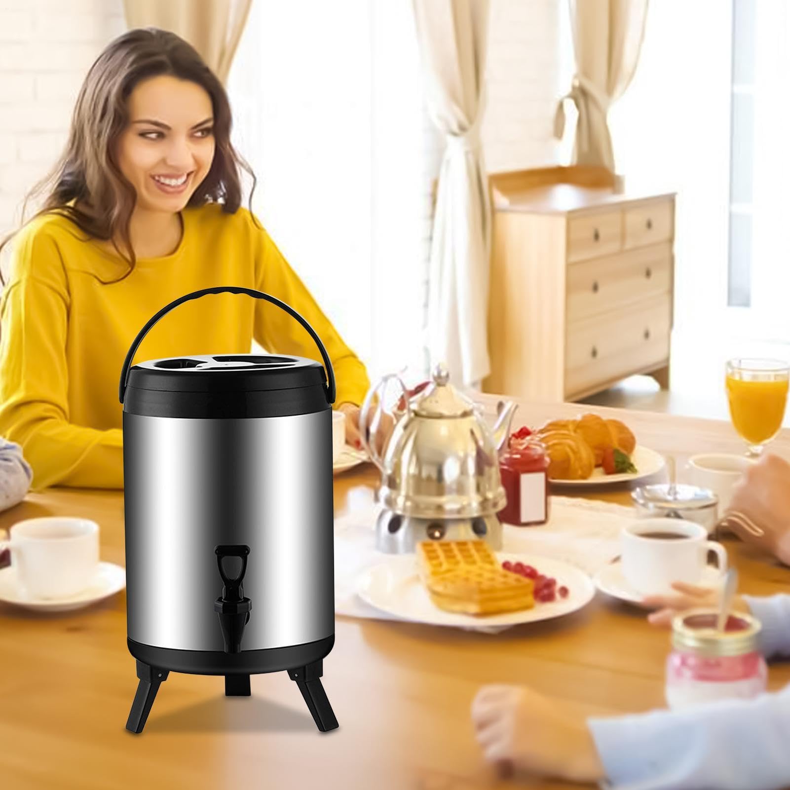 Dispensador bebidas frías Jarra Para Bebidas Heladas Y Accesorios De | Enfriador Agua Aislado Portátil Antifugas Para Hogar Oficina Camping Aire Libre Picnic Playa Viajes Verano Invierno