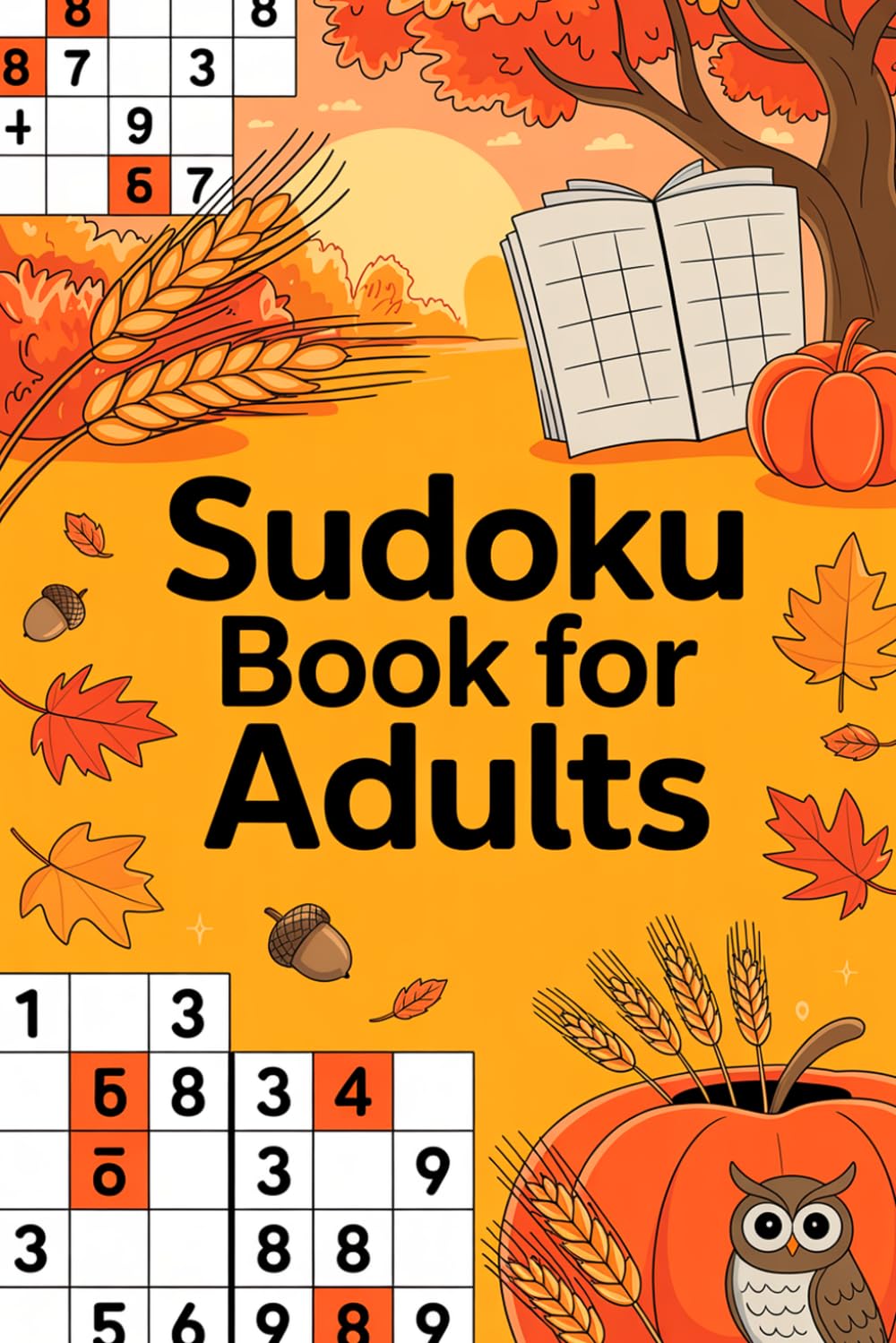 Sudoku Book for Adults: Classic Mind Wellness Puzzle Workbook for Grown-Ups
