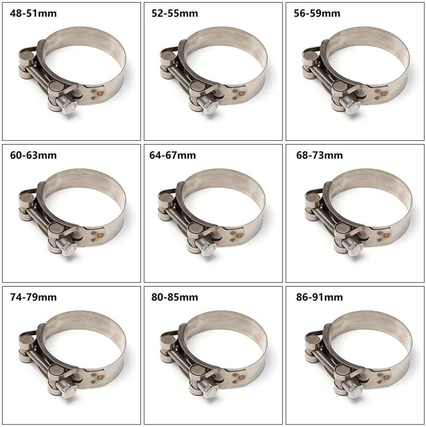 U Tube Pince, 10 Pièce Acier Inoxydable U Tube Pince, Collier U Tube Pince, 10 Pièce Acier Inoxydable U Tube Pince, Collier