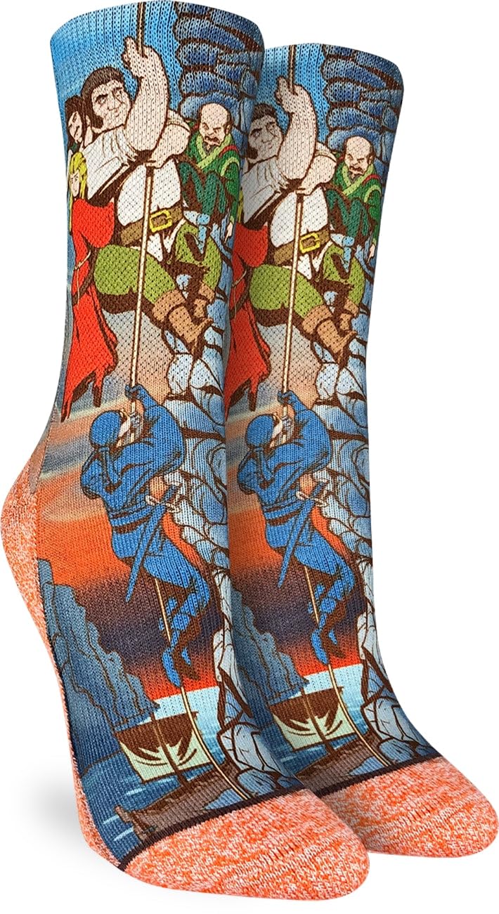 Good Luck Sock Women's The Princess Bride Socks, Adult, The Princess Bride, Cliffs of Insanity, Womens, Small