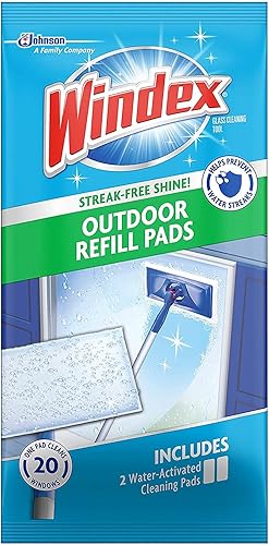 Windex Almohadillas de repuesto para exteriores, 2 unidades (2 unidades (paquete de 1))