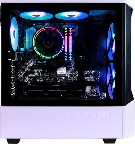 Miniatura 7 de Periphio Castle - PC para juegos preconstruida  AMD Ryzen 7 5700G 46GHz Turbo  Radeon Vega 8 iGPU 4GB  Almacenamiento SSD M2 NVMe de 1TB  RAM DDR4