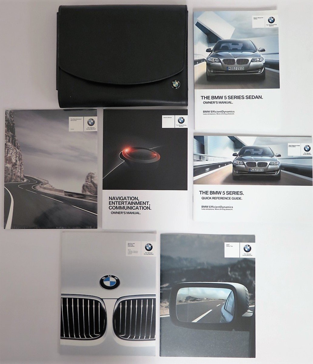 2013 BMW 5 Series Sedan Owners Manual Guide Book: BMW, BMW USA ...