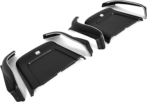 Miniatura 3 de KUAFU Kit de respaldos y delantales de asiento de cubo compatible con Chevrolet Pontiac Oldsmobile Buick 1969-1972 6 piezas superior e inferior