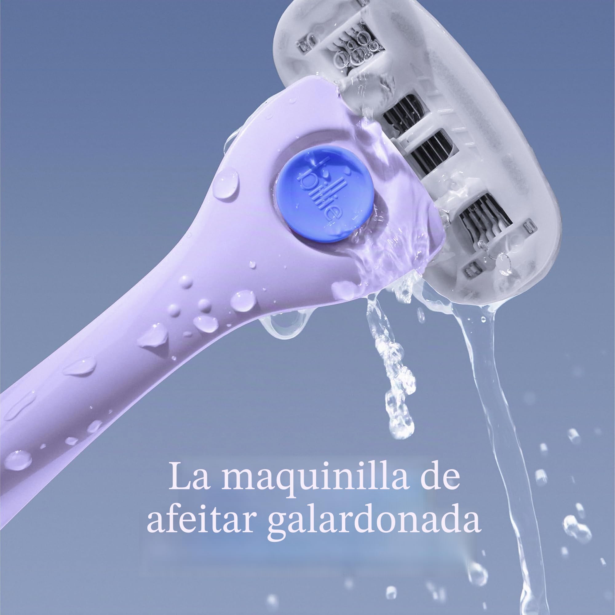 Billie Cuchillas de recambio para maquinilla de afeitar para mujer, cartuchos de 5 cuchillas, 8 unidades