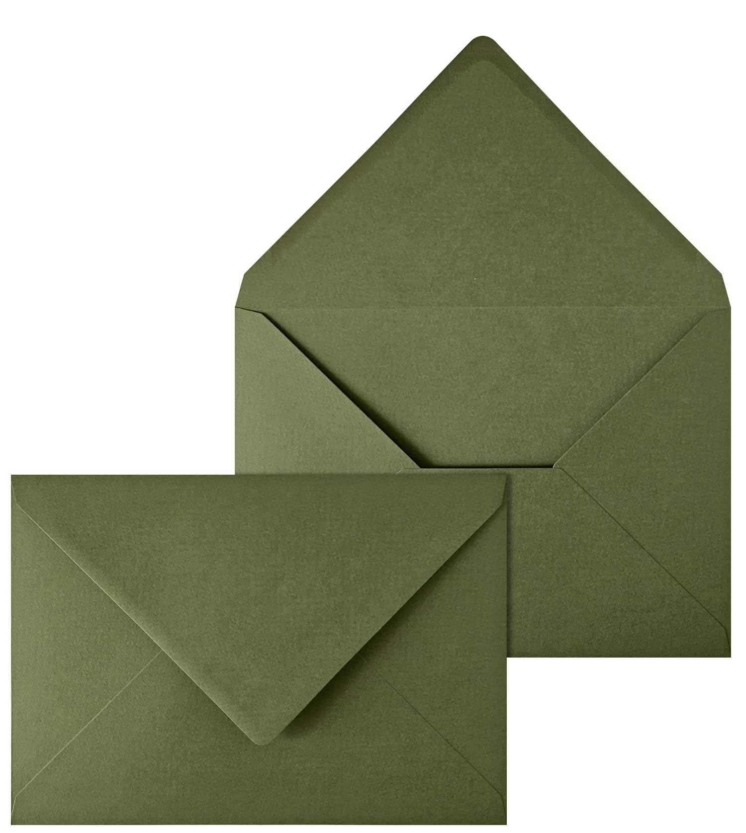 Netuno 20 Large Khaki Felt-Finish envelopes C5 162 x 229 mm 6.4 x 9 in 140gsm Large Invitation Envelope Elegant Textured envelopes for A5 Letters Wedding Invitations Greeting Cards documents Postcards — image 1