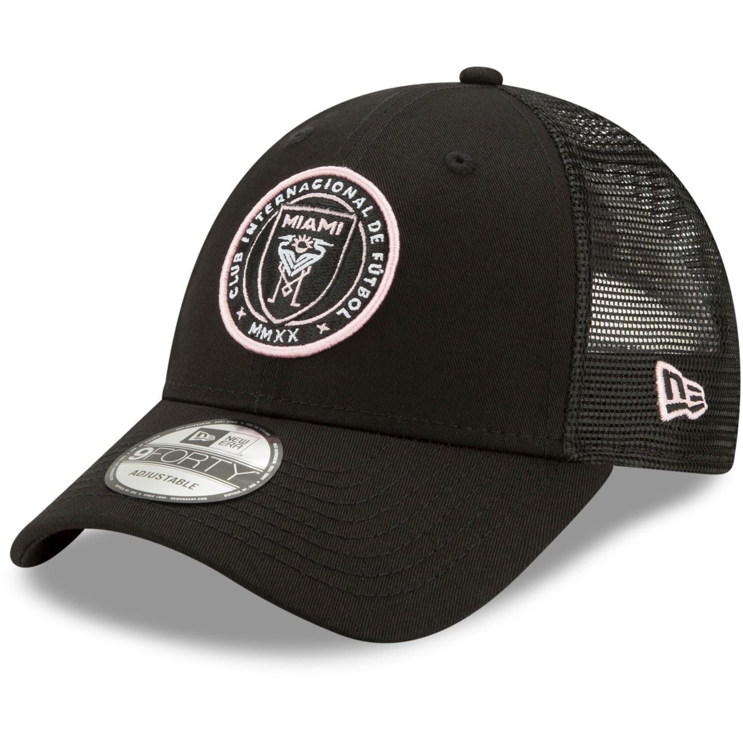 New Era A-Frame Trucker Cap - MLS Inter Miami Black - One Size