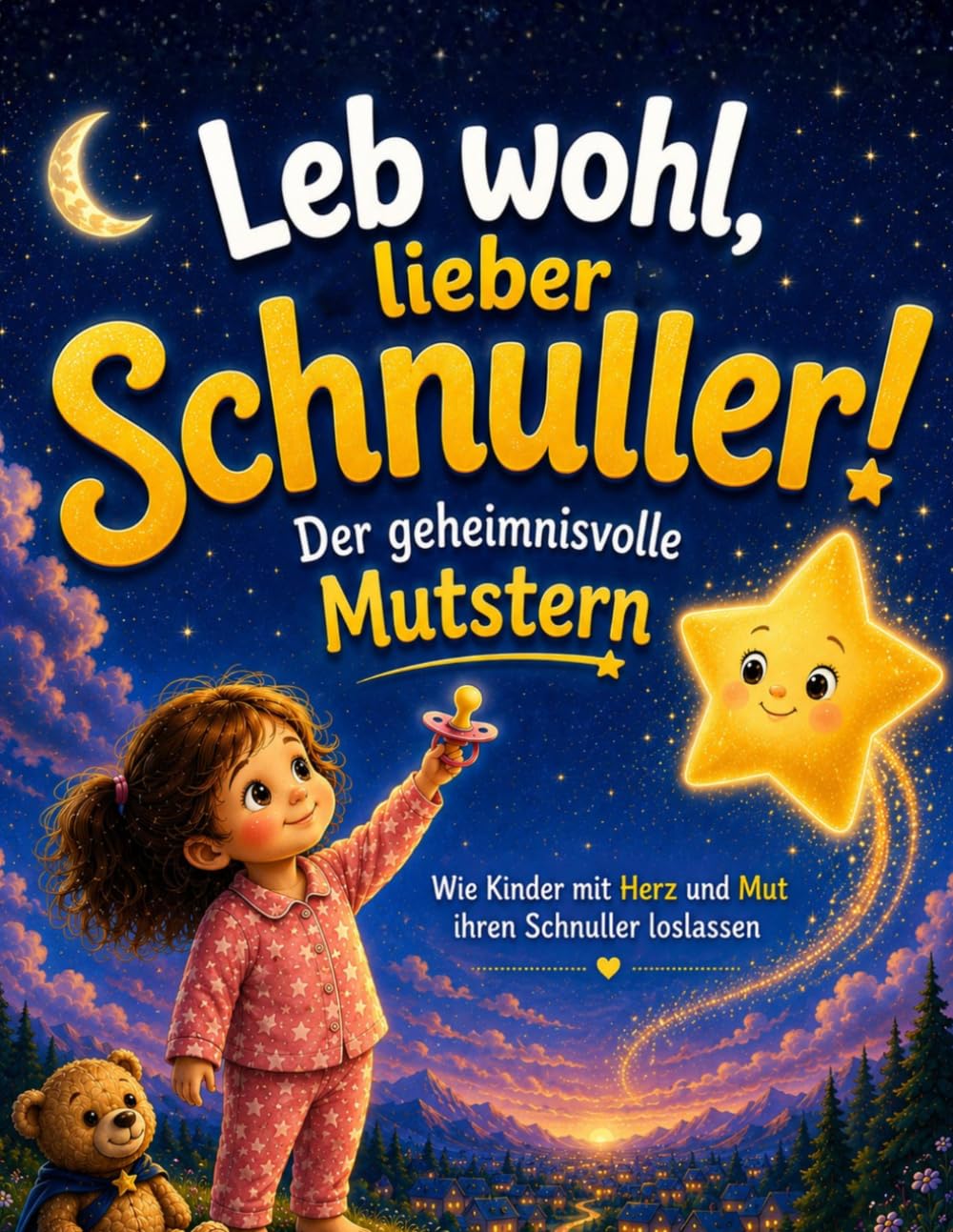 Leb wohl, lieber Schnuller! Der geheimnisvolle Mutstern: Wie Kinder mit Herz und Mut ihren Schnuller loslassen – eine liebevolle Geschichte mit Tipps zur Schnullerentwöhnung