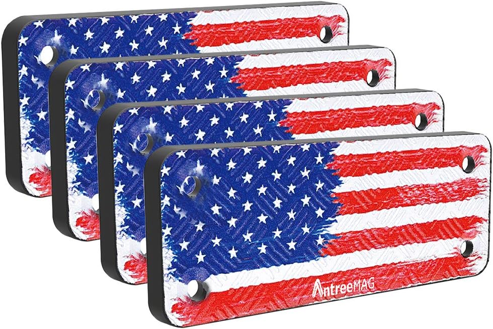 Gun Magnet Mount, 55 lb Rating,Magnetic Gun Holster| Rubber Coated Gun Holder for Handgun, Shotgun, Rifles, Revolvers| Beside Holster, Using in Cars, Trucks, Wall, Desk