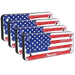 Antree 4-Pack Gun Magnet Mount, 55lbs Holding Power Holder with Scratchproof Rubber Coating, Appropriate Rack for Pistol, Rifle, Shotgun | Vehicle&Home&Hunting Holster in Car, Truck, Door, Bed, Safe