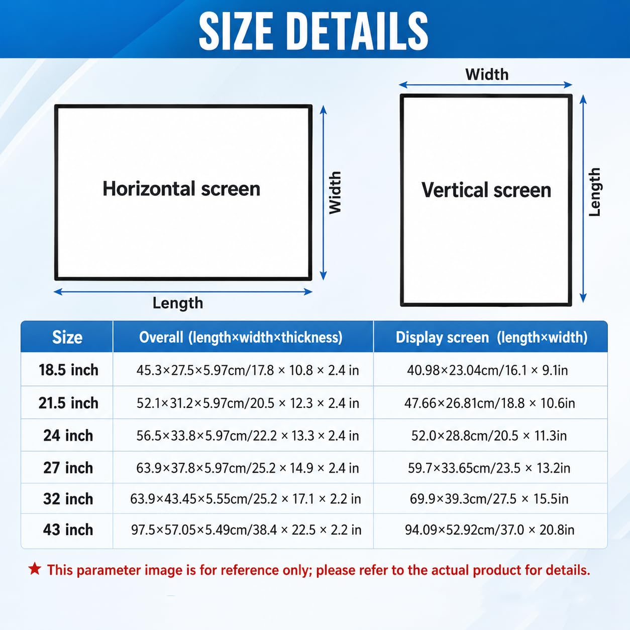 Ekran Digital Signage, Ekran Reklamowy – Rozdzielczość 1080P Scr18.5"