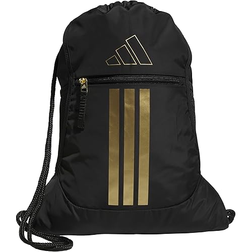adidas Alliance Sackpack – Drawstring Backpack for Sports, Small Gym Bag