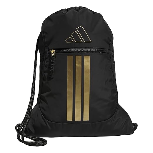 adidas Alliance Sackpack – Drawstring Backpack for Sports, Small Gym Bag