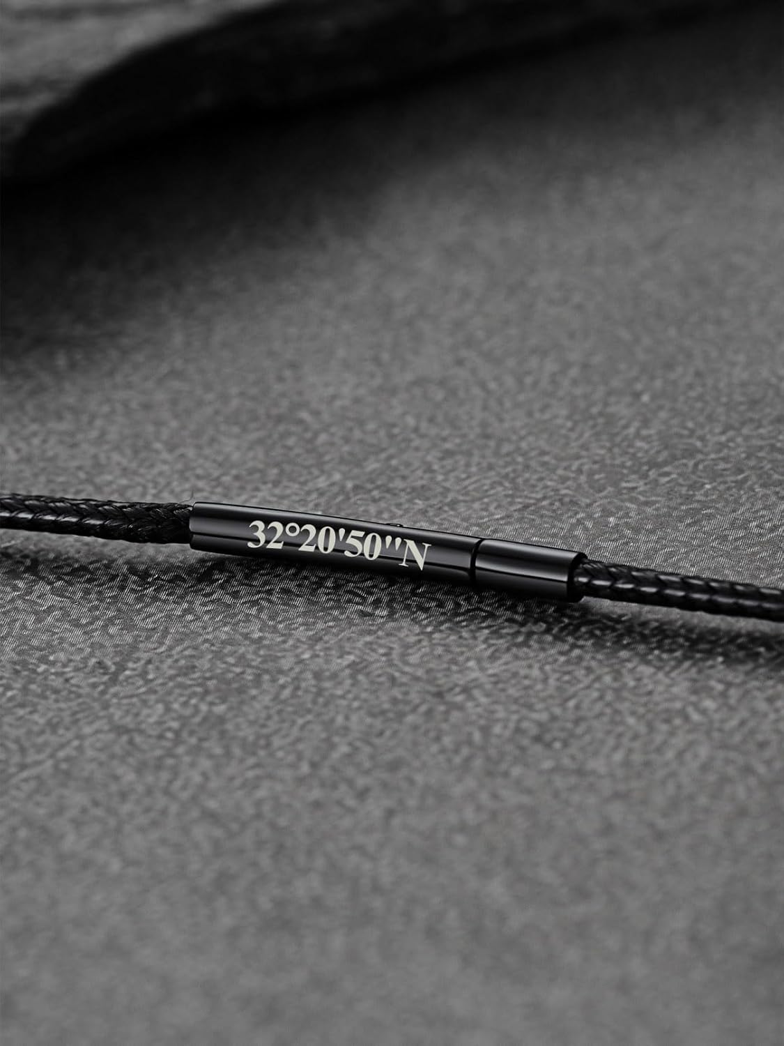 FaithHeart Braided Leather 2MM/3MM Necklace Cord for Men with Stainless Steel Snap Clasp, Waterproof Woven Wax Rope Chain for Pendant with Delicate Gift Box