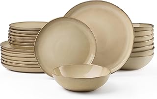 HaWare Plates and Bowls Set, Stoneware Dinnerware ...