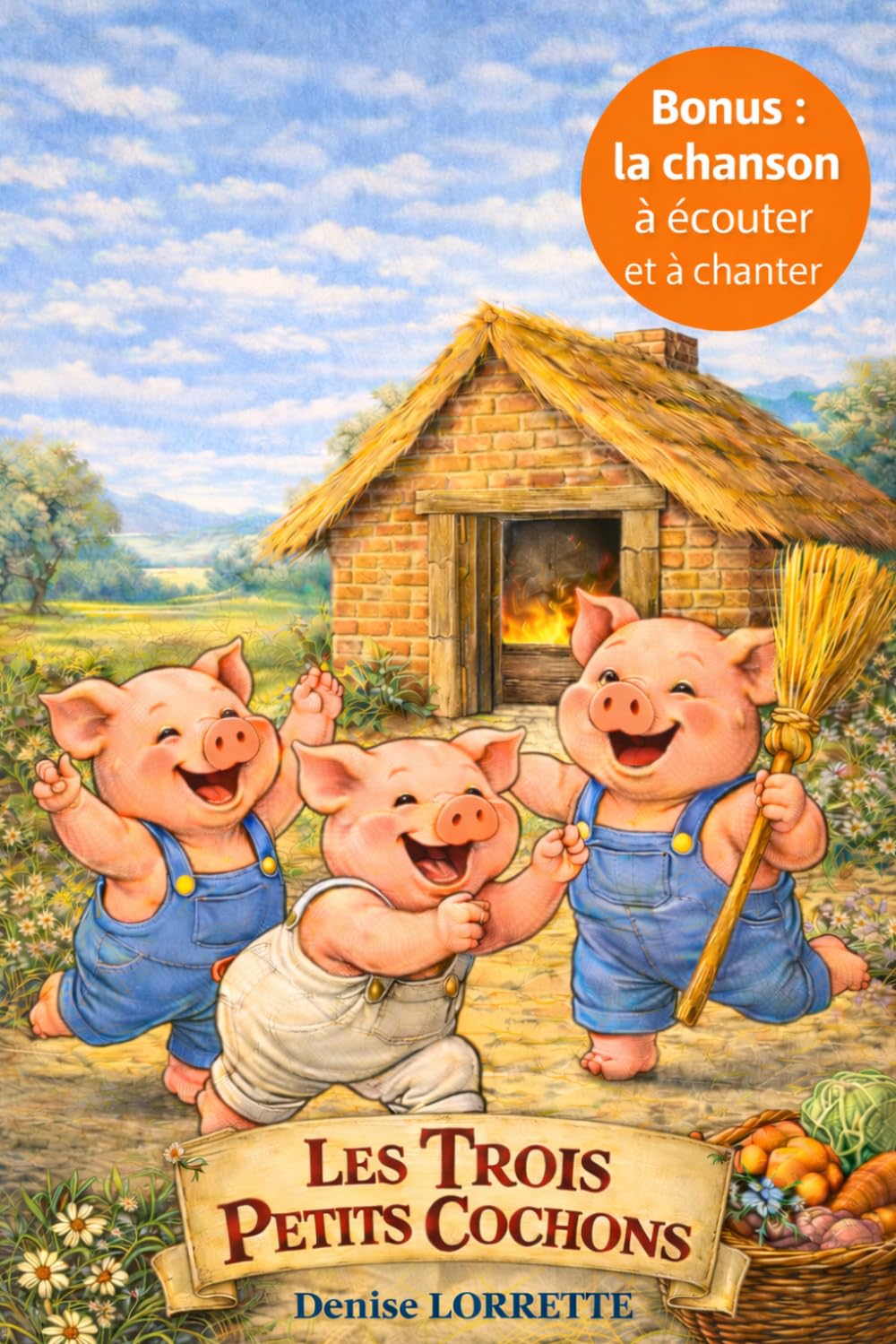 Les Trois Petits Cochons en chanson: Dès 3 ans, Conte illustré + Bonus : la chanson à écouter et à chanter