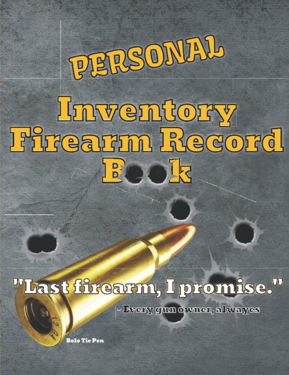 Personal Inventory Firearm Record Book Professional Notebook For Gun Owners, Track